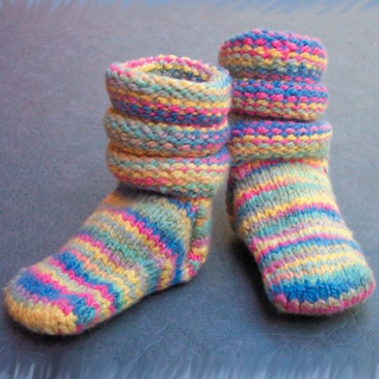 Baby Life Ring Socks - Free sock knitting pattern